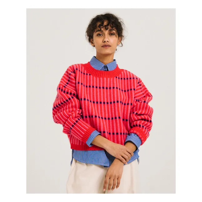 Pull Rayures Freddy Laine | Rose