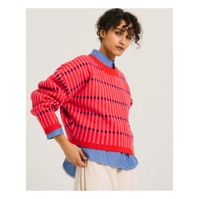 Pull Rayures Freddy Laine | Rose