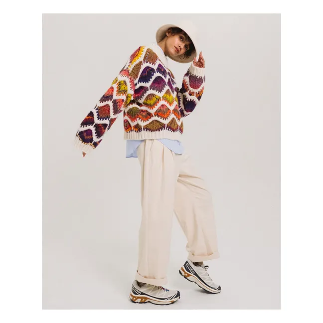 Pull Février Laine | Marron