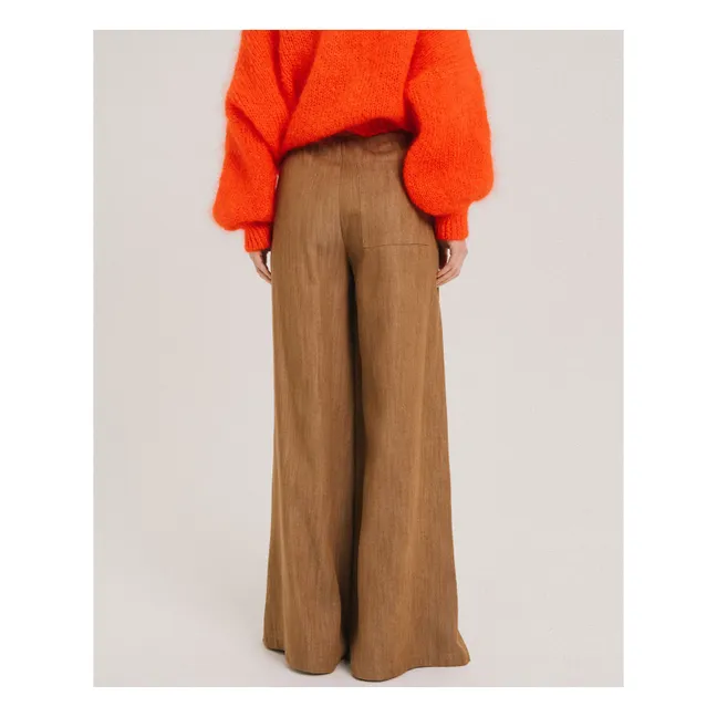 Pantalon Fluide Devrig | Ocre