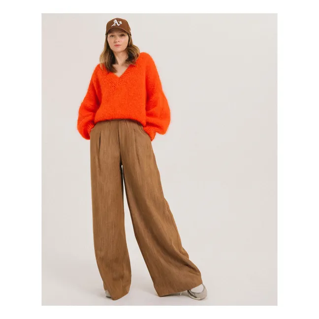 Pantalon Fluide Devrig | Ocre
