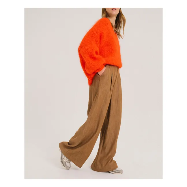 Pantalon Fluide Devrig | Ocre
