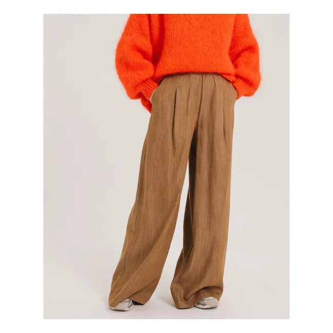 Pantalon Fluide Devrig | Ocre