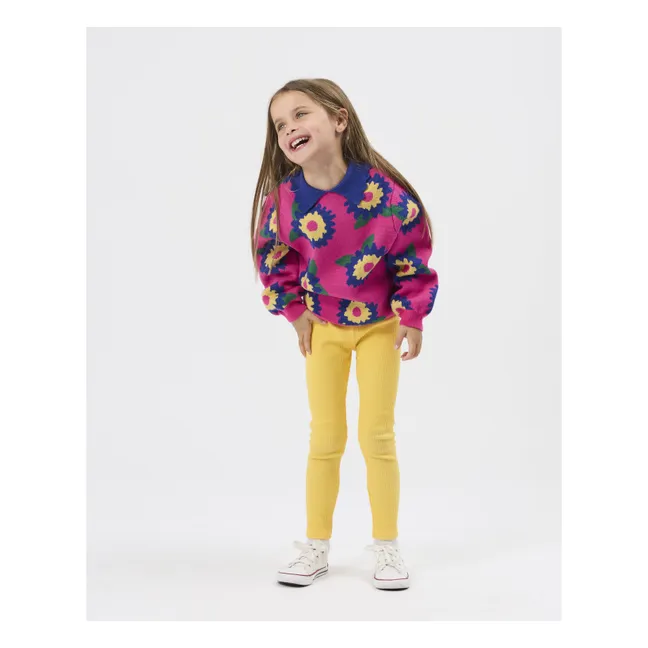 Legging Côtelé | Jaune