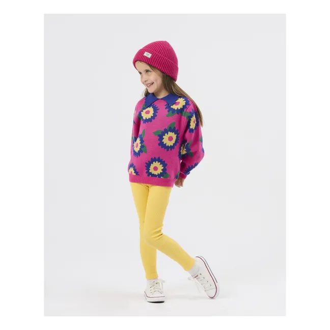 Legging Côtelé | Jaune