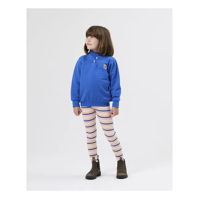 Legging Côtelé Rayé | Rose