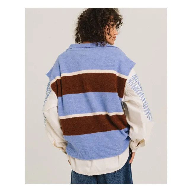 Pull Sans Manches Uxue | Bleu ciel