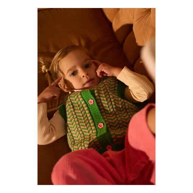 Sweet Sleeveless Vest | Green