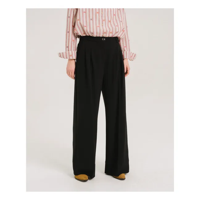 Pantalon Fluide Uptown | Noir
