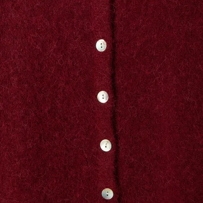 Gilet Vitow Alpaga | Cerisier