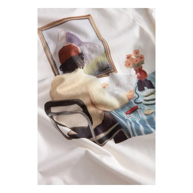 T-shirt Room Coton | Crème