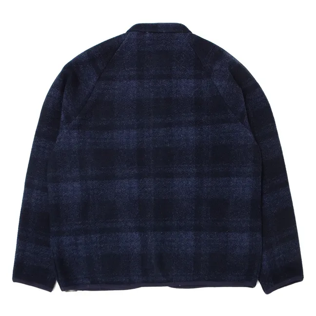 Veste Carreaux Atelier  | Bleu marine