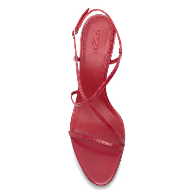 Rio Leather Sandals | Red