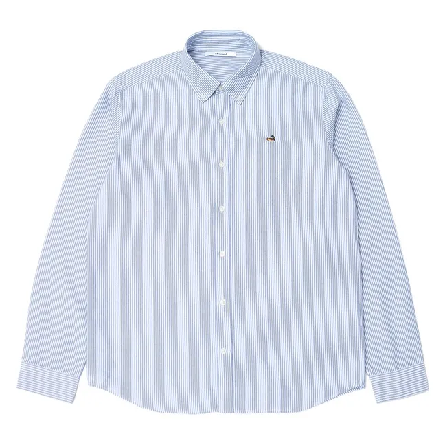 T-shirt Rayé Duck | Bleu Clair