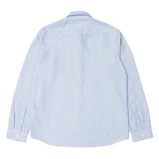T-shirt Rayé Duck | Bleu Clair