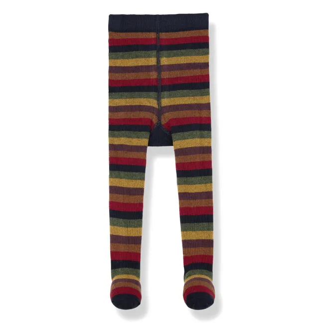 Collants Ragusa Rayés | Rouge