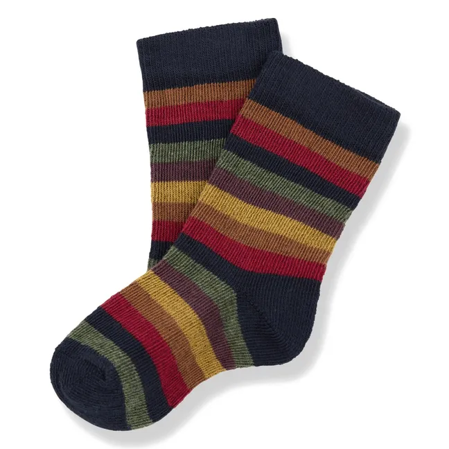 Chaussettes Ravena Rayées | Rouge
