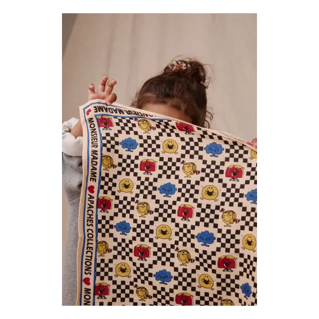 Petit Foulard Manika - Apaches x Monsieur Madame | Ecru