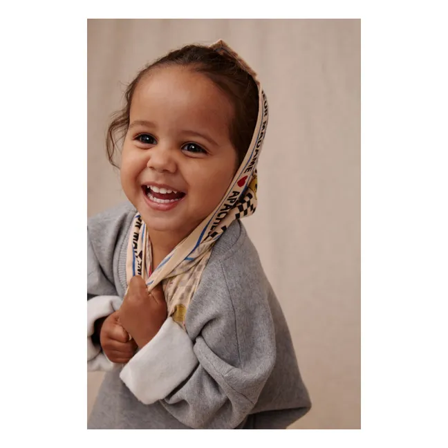Petit Foulard Manika - Apaches x Monsieur Madame | Ecru