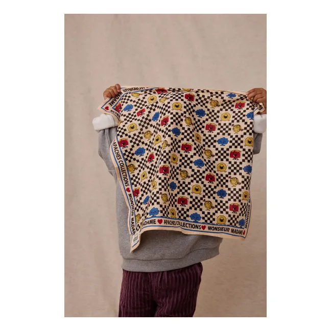 Petit Foulard Manika - Apaches x Monsieur Madame | Ecru