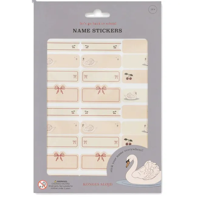 Set d'étiquettes Swan