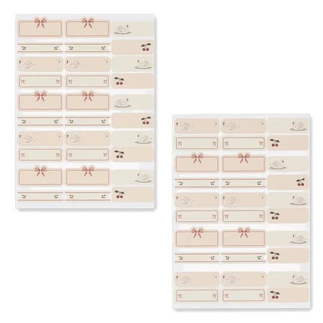 Set d'étiquettes Swan