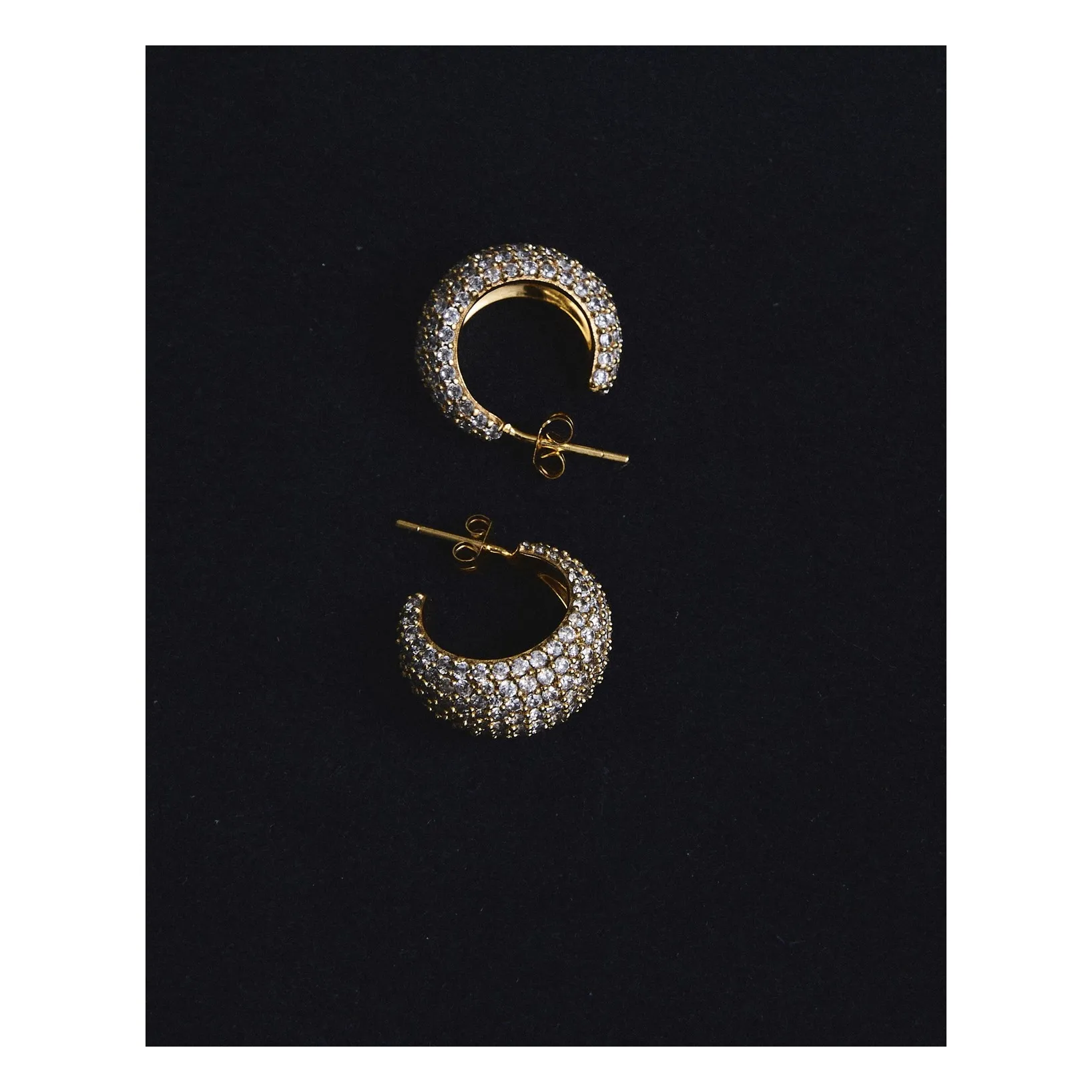 Boucles d'Oreilles Christy | Doré- Image produit n°3