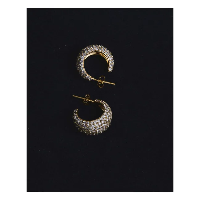 Boucles d'Oreilles Christy | Doré