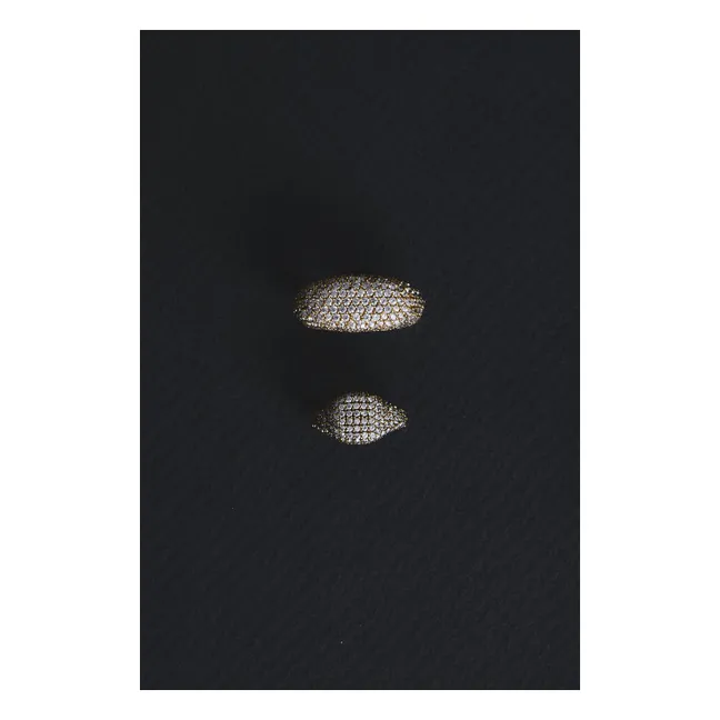 Laurita Pavé Signet Ring | Gold