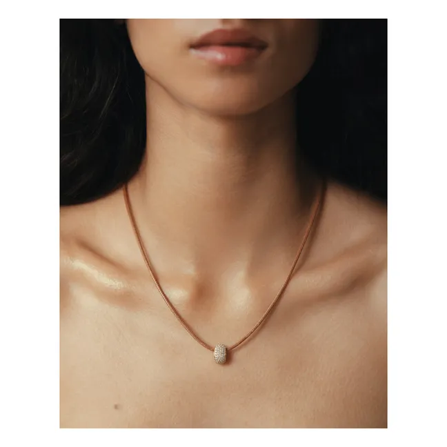 Collier Cristy | Marron