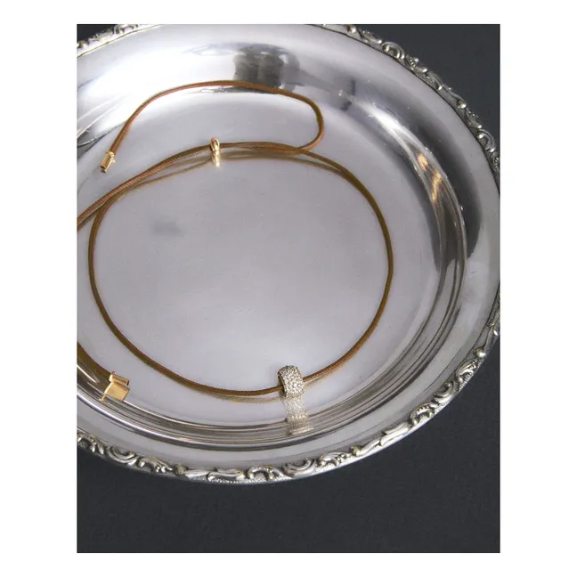 Collier Cristy | Marron