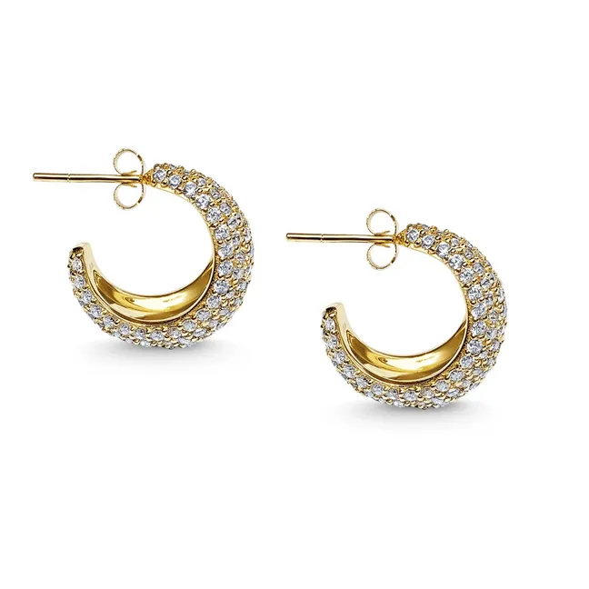 Boucles d'Oreilles Christy | Doré