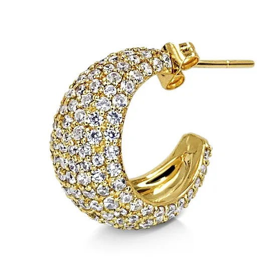 Boucles d'Oreilles Christy | Doré
