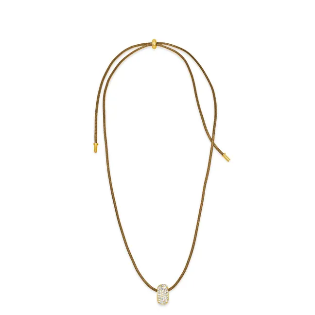 Collier Cristy | Marron
