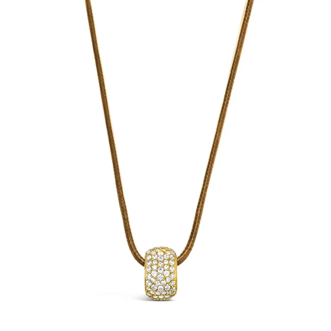 Collier Cristy | Marron