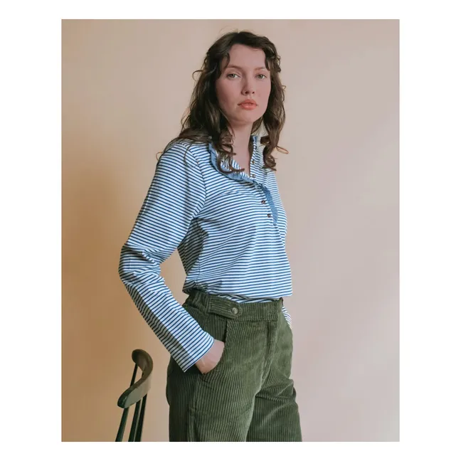 T-shirt Rayures Evania | Bleu