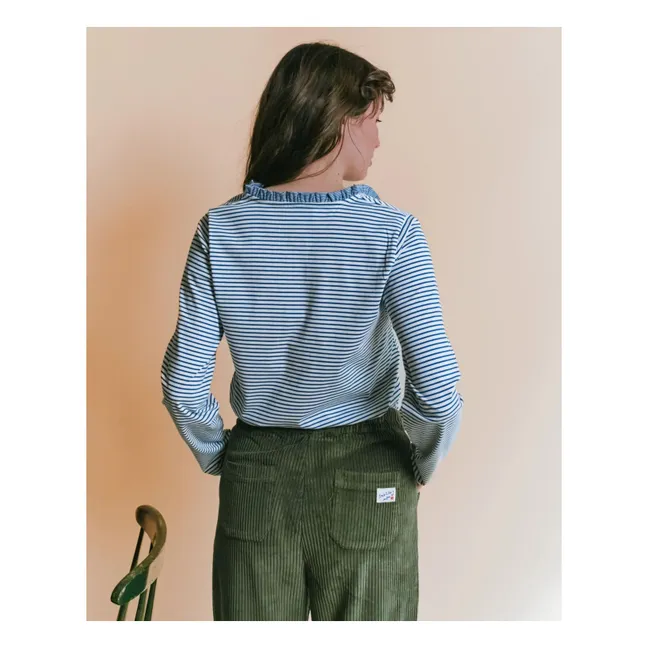 T-shirt Rayures Evania | Bleu