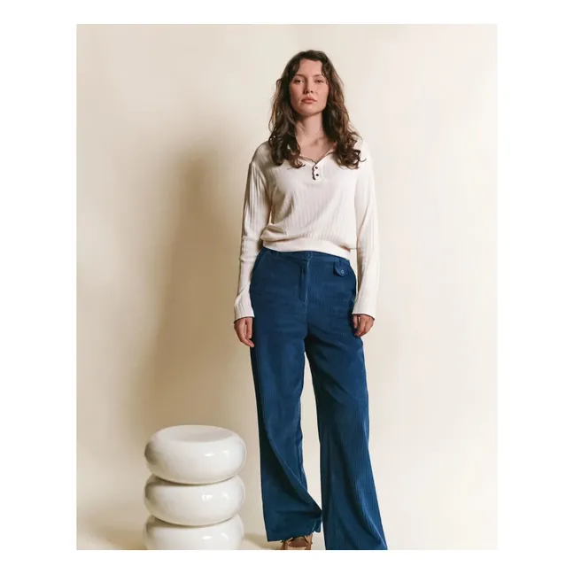 Polo Erano Pointelle | Ecru