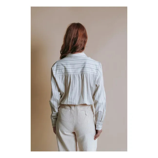 Chemise Rayures Evelyne Khadi | Crème