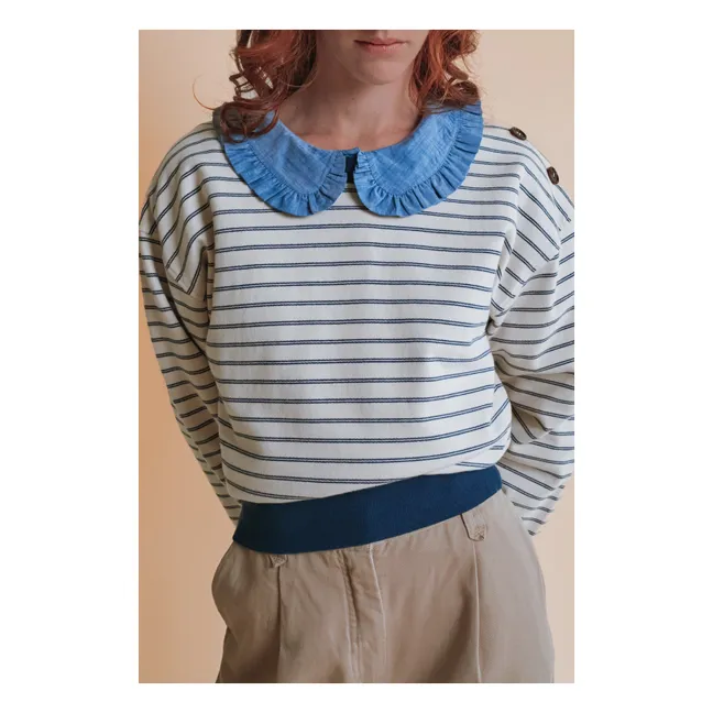Blouse Ella Chambray | Bleu