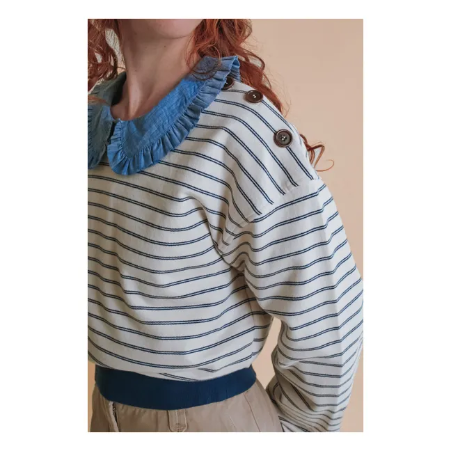 Blouse Ella Chambray | Bleu