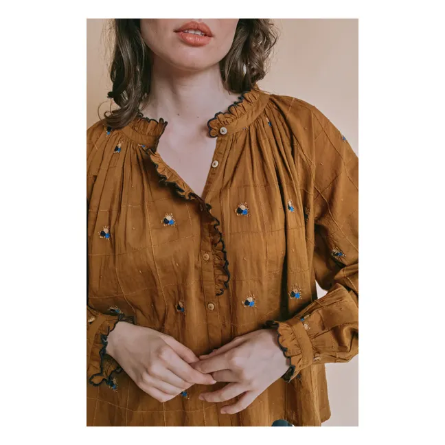 Blouse Vintage Elyana | Taupe