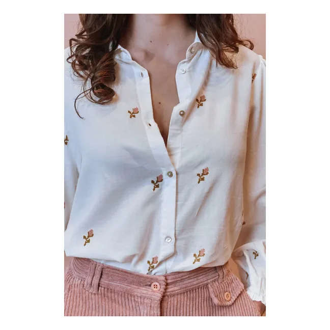 Chemise Ecalypso Broderies | Ecru