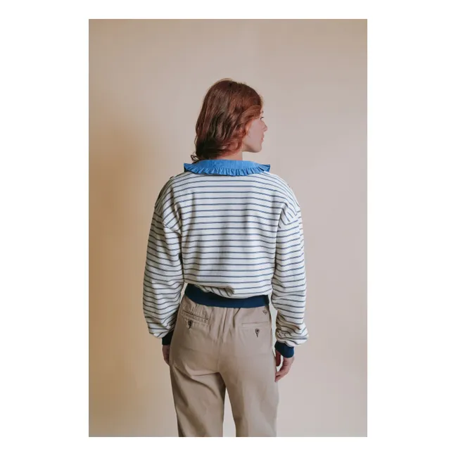Blouse Ella Chambray | Bleu