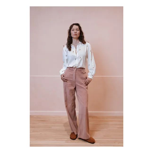 Chemise Ecalypso Broderies | Ecru
