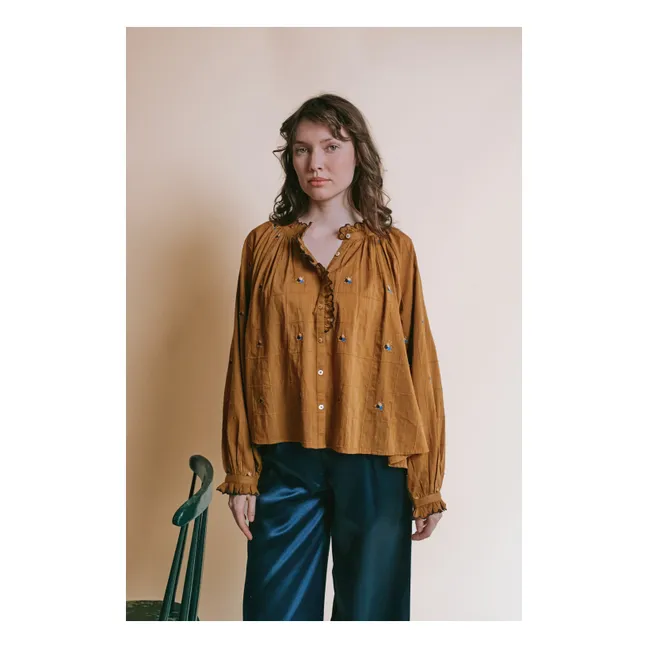 Blouse Vintage Elyana | Taupe