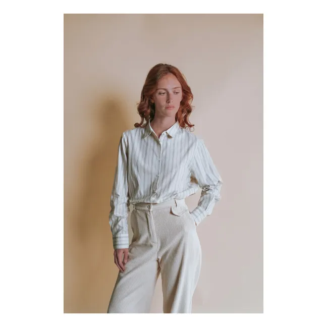 Chemise Rayures Evelyne Khadi | Crème