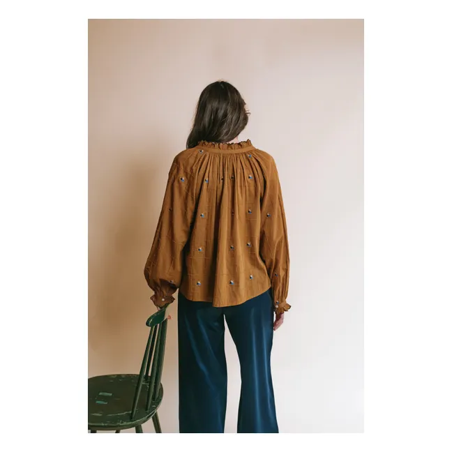 Blouse Vintage Elyana | Taupe