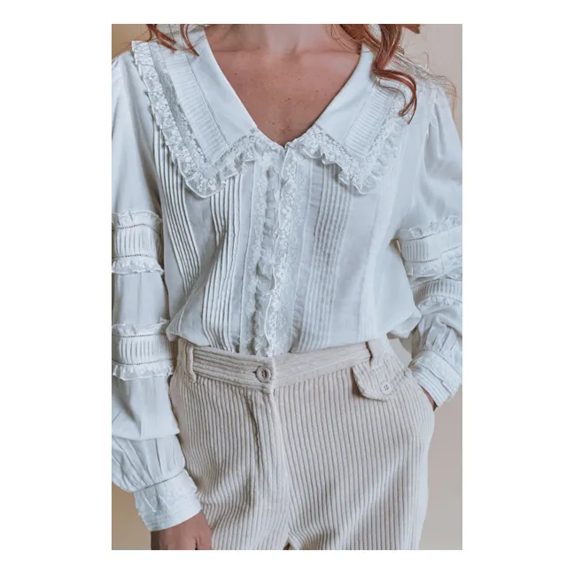 Blouse Vintage Ecume | Ecru
