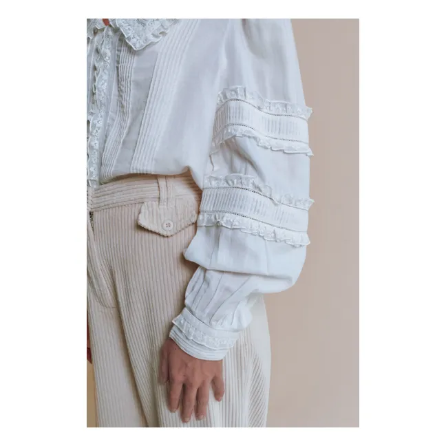 Blouse Vintage Ecume | Ecru